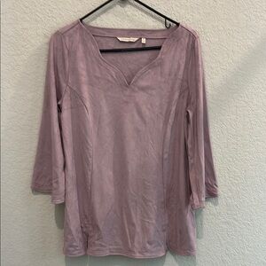 Soft Surroundings Women's Mauve Top size M